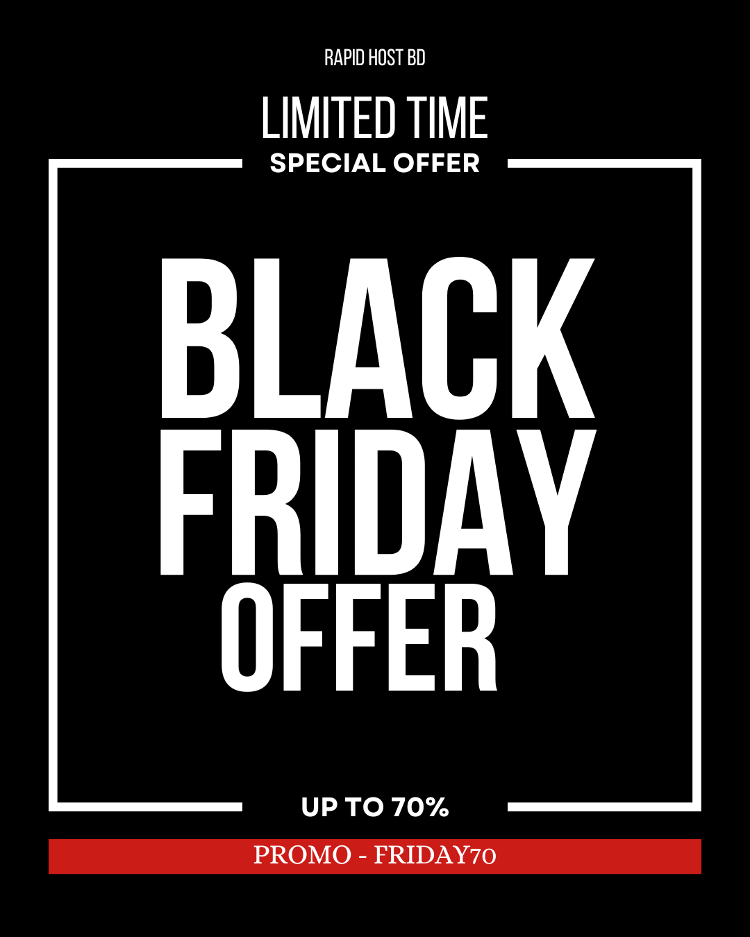 Black Friday Hosting Sale 2025